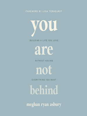 cover image of You Are Not Behind